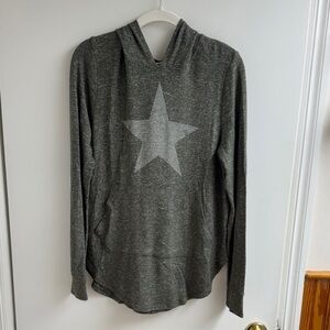 Super Soft like new! cozy gray-green Hoodie with women medium